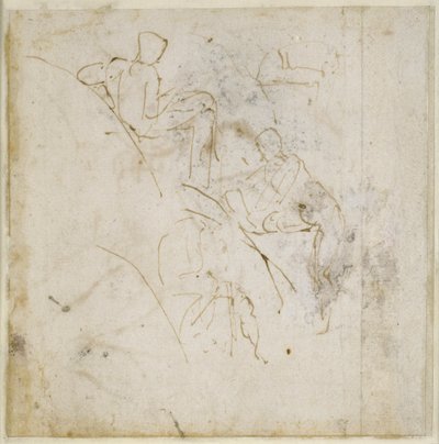 図研究、c.1511 作： Michelangelo Buonarroti